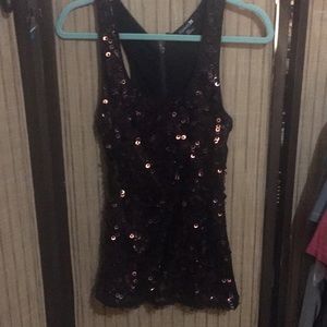 3 for$20 Forever 21 black sequin tank top